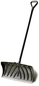 19" x 14" Poly Pusher Shovel with Metal Strip